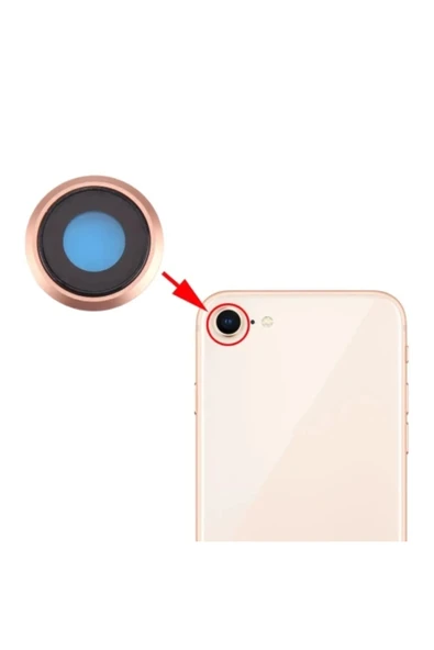 Akman İPhone 8 Kamera Lens Kapak Full-(1903) - ACL6208536-3651 - Resim 2