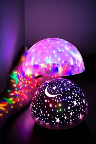 Mavi ve Mor Işıklı Star Master Projeksiyon Lambası - 4