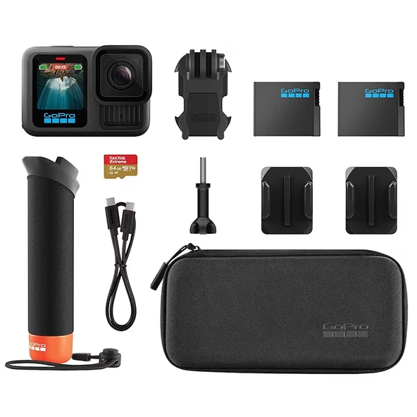 GoPro Hero 13 Black Aksesuar Kit Aksiyon Kamerası - 1