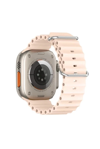 Akman Ally Apple Watch 7-8 41mm 6-5-4 40mm Marine Silikon Kayış Kordon 3-2-1 38mm-(1 - ACL6202180-2254 - 5