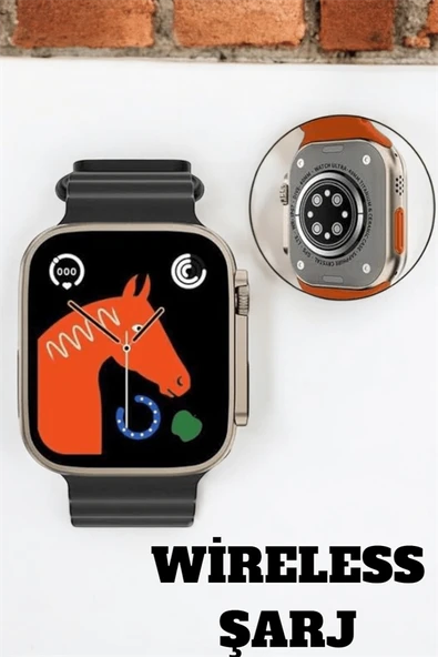 Uyku ve Nabız Takipli, Wireless Şarjlı Akıllı Saat Android ve iOS Uyumlu - Resim 4