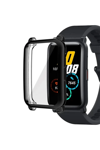 Akman ALLY Honor Watch ES 1.64 İnç 360 Koruma İnce Silikon Kılıf-(1903) - ACL6206061-7778 - 1