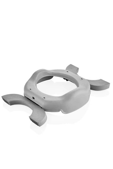 Babyjem Portatif Katlanabilir Lazımlık - Gri (5 Adet Poşet Hediyeli) - 3