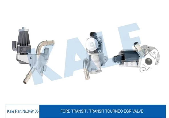Ford Egr Valfı (borulu Yeni Tip) Transıt V347 2,4tdci / 3,2tdci 10>14 - Kale 349105 ürün görseli