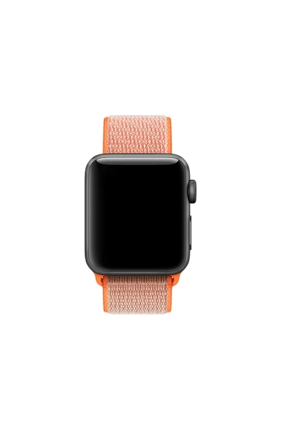 Akman Ally Apple Watch 7-8 41mm 6-5-4 40mm Nylon Loop Spor Kayış Kordon 3-2-1 38mm-( - ACL6203272-4238 - 6