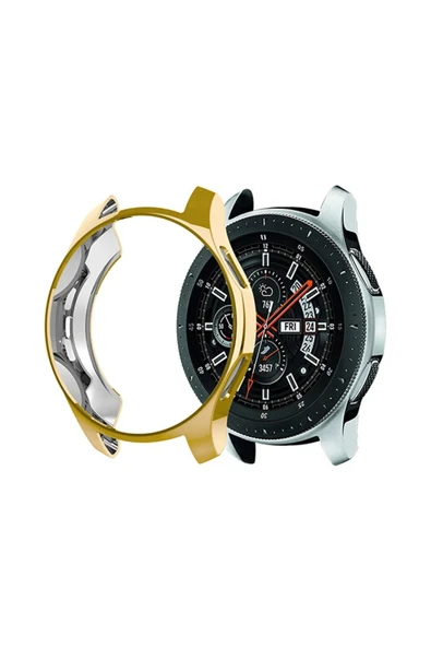 Akman Ally Samsung Watch 46mm Lazer Kaplama Slim Silikon Bumber Kılıf-(1903) - ACL6207345-3782