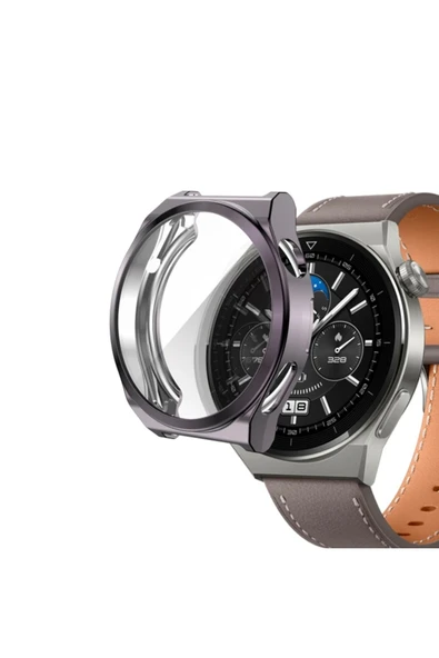Akman Ally Huaewei Watch GT 3 Pro 46mm Kılıf 360 Full Koruma Ultra İnce Silikon Kı - ACL6209608-4187 - 5