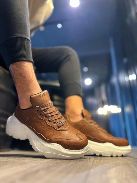 Yüksek Taban Günlük Ayakkabı N Taba - Resim 2