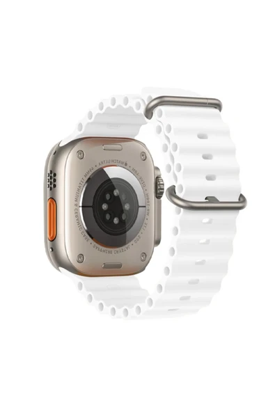 Akman Ally Apple Watch 7-8 41mm 6-5-4 40mm Marine Silikon Kayış Kordon 3-2-1 38mm-(1 - ACL6202180-2254 - 2