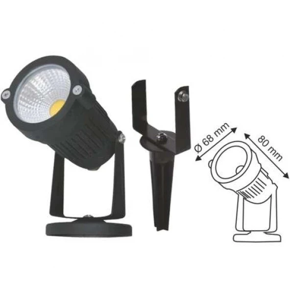 HS 3832 7 W ÇİM ARMATÜR AMBER