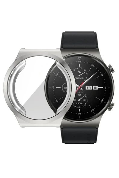 Akman Ally Huawei Watch GT 2 Pro 360 Koruma Ultra İnce Silikon Kılıf-(1903) - ACL6208744-3472 - 2