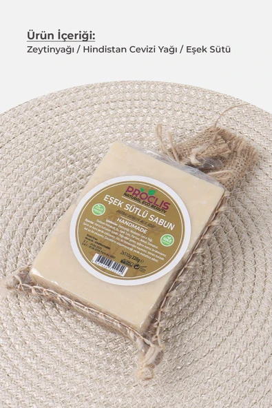 Doğal Eşek Sütlü El Yapımı Sabun Çiftli - 3
