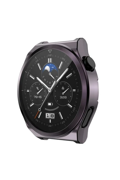 Akman Ally Huaewei Watch GT 3 Pro 46mm Kılıf 360 Full Koruma Ultra İnce Silikon Kı - ACL6209608-4187 - 3