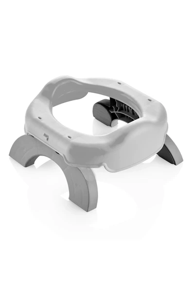 Babyjem Portatif Katlanabilir Lazımlık - Gri (5 Adet Poşet Hediyeli)