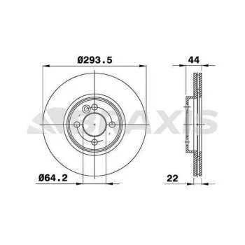 Mini Cooper On Fren Disk Aynası Mini Cooper One Cooper S One D Works Cabrıolet Cooper - Braxıs Ae0359 ürün görseli