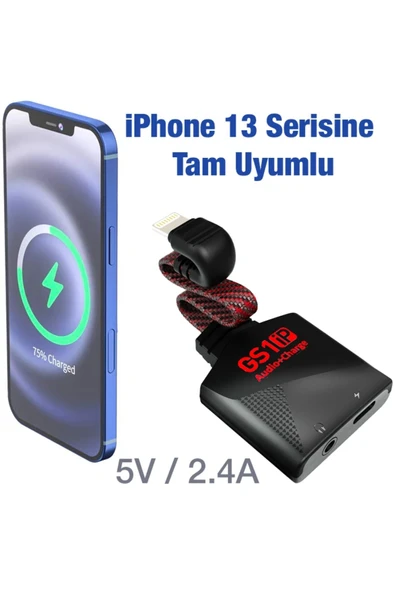 karma gift PLEXTONE GS1 iPhone Mıknatıslı Lightning to 3.5mm Kulaklık + Hızlı Şarj A - aa7967-2448 - Resim 2