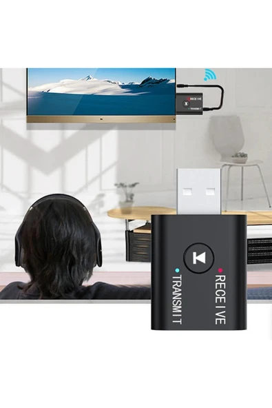 SENSON ALLY 2in1 Bluetooth 5.0 Mini USB Adaptör+Fm Transmitter-(1903) - SNSMR1120-9748 - 4