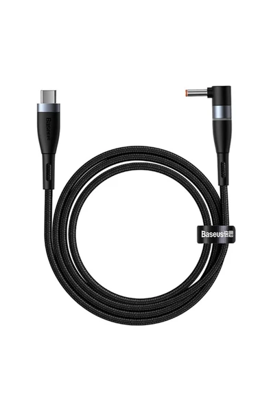 MST BOUTİQUE Zinc Manyetik Type-C to DC Round (40x17mm) Laptop Şarj Kablosu 100W 2m-(1903) - MSTBQ2327-7257 ürün görseli