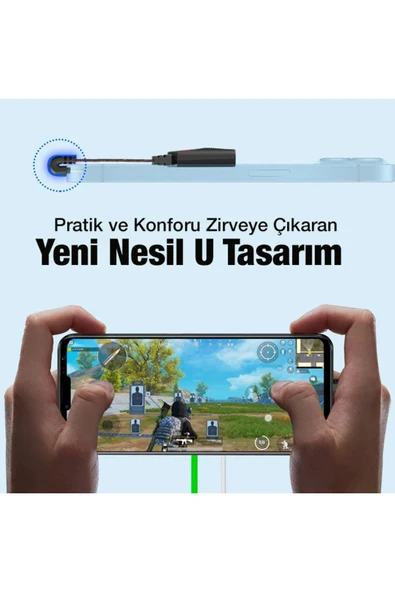 karma gift PLEXTONE GS1 iPhone Mıknatıslı Lightning to 3.5mm Kulaklık + Hızlı Şarj A - aa7967-2448 - Resim 4