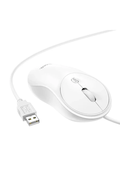 CepteToptan HOCO GM13 Bussines 1600DPI 4D Yüksek Hassasiyet Kablolu Optik Mouse-(1903) - SNX6878-1443 ürün görseli