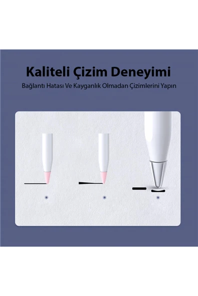 Akman Dux Ducis Apple Pencil İçin Renkli Kalem Ucu 10x-(1903) - ACL6209915-9611 - Resim 5