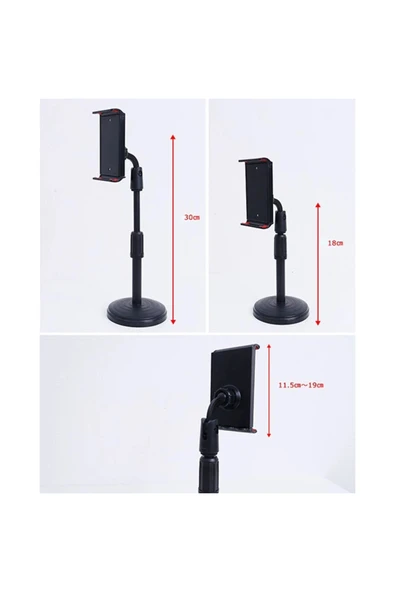 Akman ALLY Portatif 360 ° Masaüstü Tablet Standı Tutucu-(1903) - ACL6206178-1549 - Resim 3