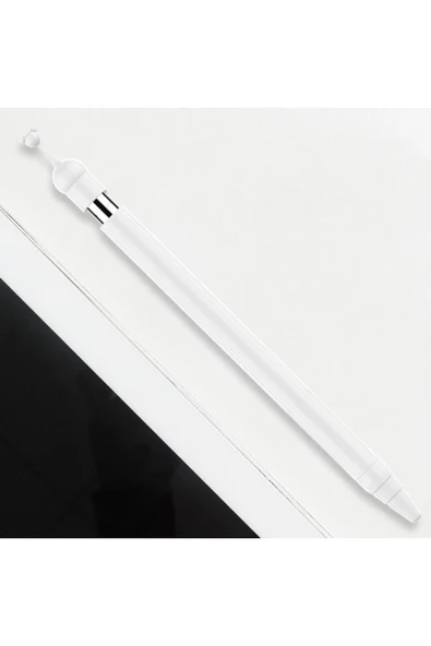 Akman Ally Apple Pencil 1 İçin Silikon Kılıf Koruyucu-(1903) - ACL6202251-9799 - Resim 2