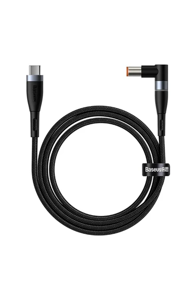 pazarcraft Zinc Manyetik Type-C to DC Round (79x55mm) Laptop Şarj Kablosu 100W 2m-(1903) - PZRCR3524-6187 ürün görseli