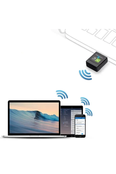 CepteToptan ALLY Çift Bant 600 Mbps 2.4 GHz +5 GHz USB Kablosuz Wifi Adaptör-(1903) - tyigo9665-7768 - Resim 2