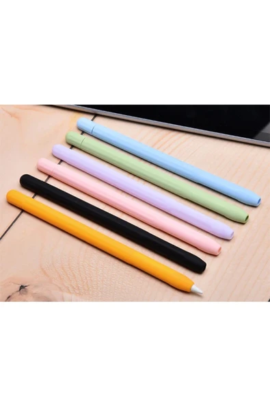 Akman Ally Apple Pencil 2 İçin Koruyucu Kaymaz Silikon Kılıf-(1903) - ACL6201936-8714 - Resim 5