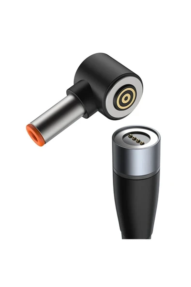 DropCep Zinc Manyetik Type-C to DC Round (55x25mm) Laptop Şarj Kablosu 100W 2m-(1903) - CKPG2013-6367 - Resim 5