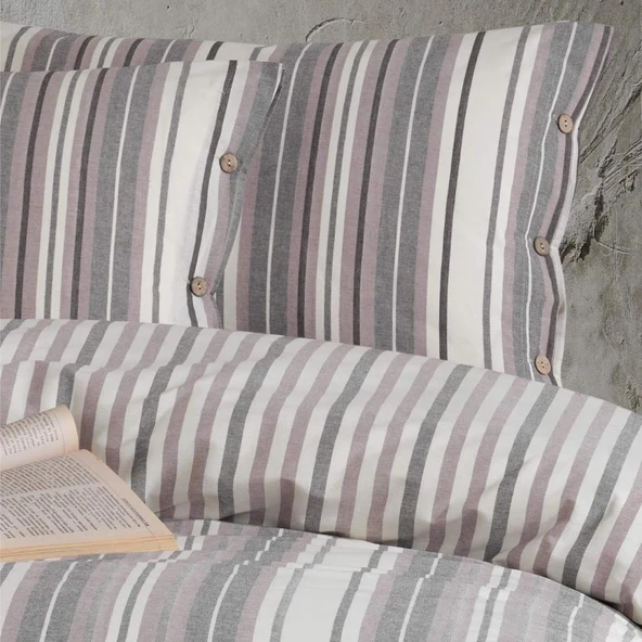 Butik Native Serisi Çift Kişilik Nev Takımı Rune v1 Lila - Resim 3