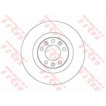 Opel Fren Diski Arka - Takım - Trw Df6667 - Resim 1