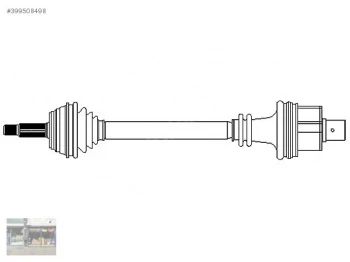 Renault On Aks Sag Abslı Clio II 1.2 / 1.4 / 1.6 8v 16v 98> (ic Freze:23 Dis Freze:21 Uzunluk:715 Abs Halkas - Anka 10102009 ürün görseli