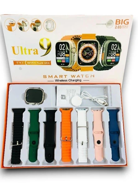 WATCH9 7 KORDONLU AKILLI SAAT ürün görseli
