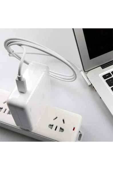 CepteToptan Ally Macbook Retina Pro 45W 60W 85W Usb C To Manyetik Şarj Kablosu Ltipi-(1903) - NEO3515-5188 - Resim 4