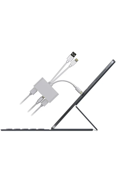 Akman ALLY 3 İN1 İPhone+Usb C+ Usb A Kamera Okuyucu Kart Okuyucu-(1903) - ACL6208160-3464 - 3