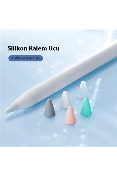 Akman Dux Ducis Apple Pencil İçin Renkli Kalem Ucu 10x-(1903) - ACL6209915-9611 - Resim 2