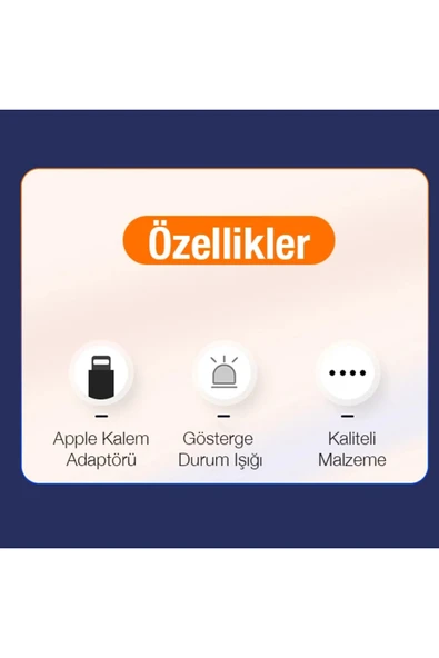 Akman Ally Dişi Lightning to Lightning Dönüştürücü Apple Pencil Kalem Şarj Ada - ACL6206455-3395 - Resim 4