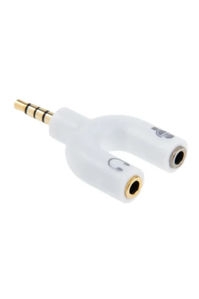 Akman ALLY 3.5 mm Kulaklık Mikrofon Çoklayıcı 3.5 mm Splitter Dönüştürücü-(1 - ACL6203800-1533 ürün görseli