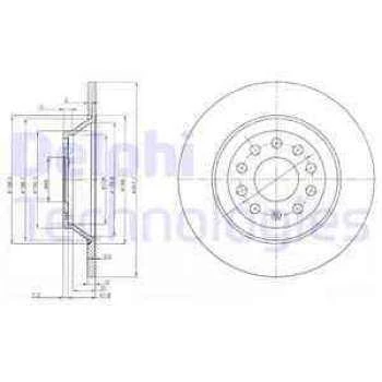 Vag Arka Fren Aynası A6 2,0 / 2,4 / 2,7 / 3,0 / 3,0 Quattro 05> - Delphi Bg3956c ürün görseli