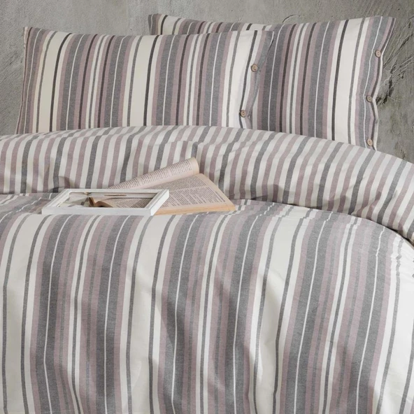 Butik Native Serisi Çift Kişilik Nev Takımı Rune v1 Lila - Resim 2