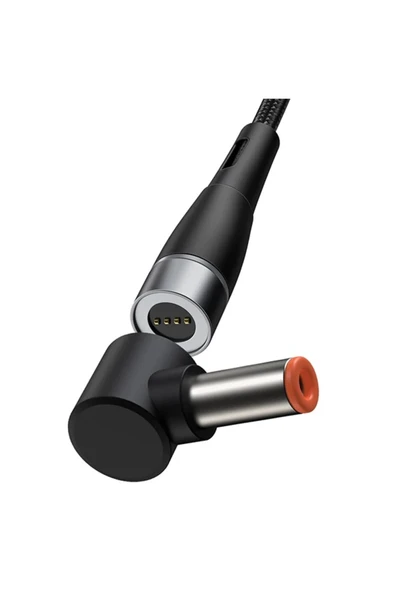 DropCep Zinc Manyetik Type-C to DC Round (55x25mm) Laptop Şarj Kablosu 100W 2m-(1903) - CKPG2013-6367 - Resim 4