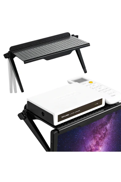 Alleon ALLY Portatif Katlanabilir Laptop Monitor Tv Üstü Stand Tutucu-(1903) - HBPAV6304-3824 - 2