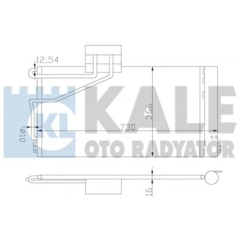 KLIMA RADYATORU W203 00>07 CL203 02>08 S203 01>07 C209 02>09 A209 03>10 - KALE 387800 - 1