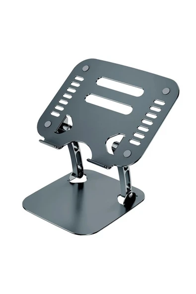 Akman Ally T602 Ayarlanabilir Katlanır Isı Havalandırmalı Alüminyum Laptop Stand? - ACL6202466-3395 - Resim 2