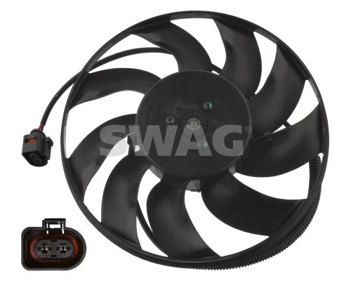 FAN MOTORU (KUCUK OLAN 300W 290mm) TRANSPORTER T5 1.9 AXA AXB AXC 03>09 - SWAG 30940637 - 1