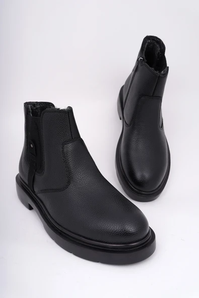 Muggo GERALT Fermuarlı İçi Kürklü Erkek Kışlık Bot - 7