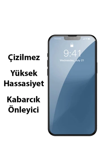 İsmiyle Al ALLY iPhone 13 Mini 5.4inç Uyumlu Tempered Kırılmaz Cam Ekran Koruyucu-(1903) - UST1517-1500 - 4