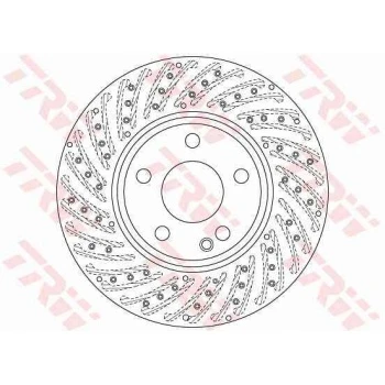 Mercedes Fren Diski On W176 12> W246 11> W242 11> C117 13> X117 15> X156 13> - Trw Df6262s - Resim 1